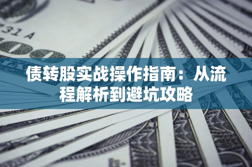 武汉债转股实战操作指南:从流程解析到避坑攻略 武汉债转股实战操作指南:从流程解析到避坑攻略
